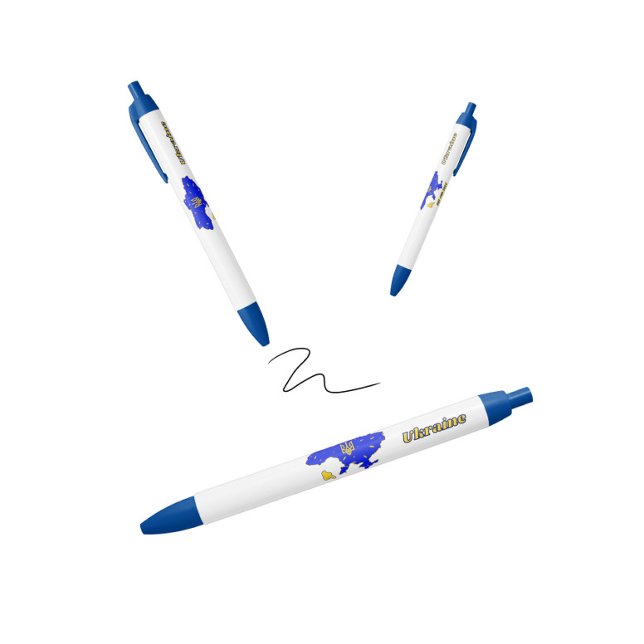 Bolígrafo De Tinta Negra Mapa de Ucrania (Subido por el creador)