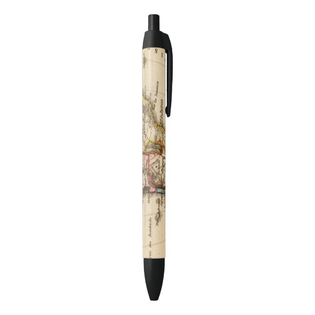 Bolígrafo De Tinta Negra Mapa suramericano (Parte inferior (Vertical))