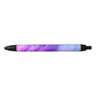 Bolígrafo De Tinta Negra Marble púrpura exótico