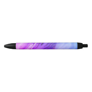 Bolígrafo De Tinta Negra Marble púrpura exótico