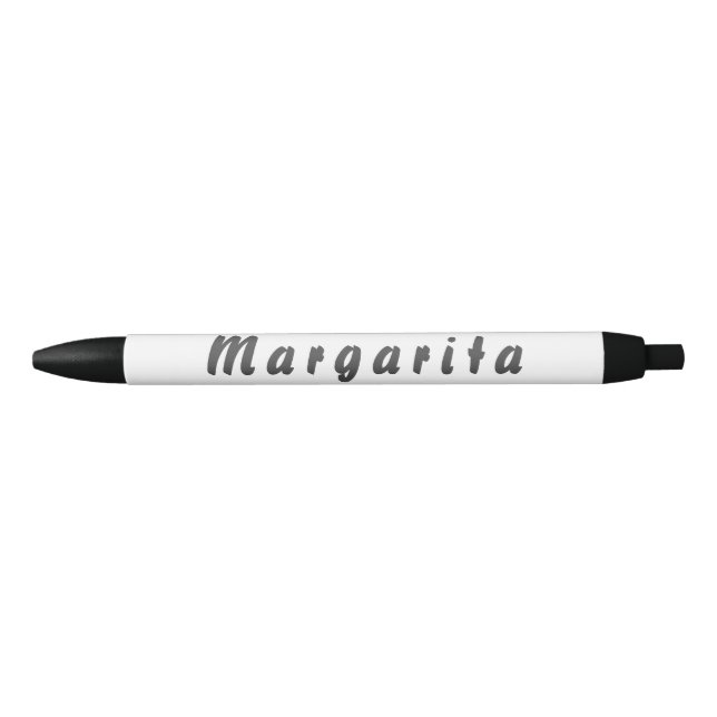 Bolígrafo De Tinta Negra Margarita Kugelschreiber (Anverso)