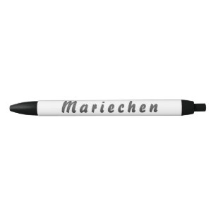 Bolígrafo De Tinta Negra Mariechen Kugelschreiber