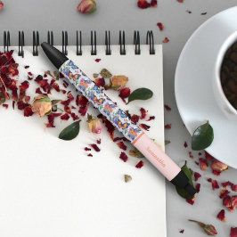 Bolígrafo De Tinta Negra Mariposas Hermosas Coloridas para Chicas Estudiant