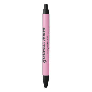 Bolígrafo De Tinta Negra Marketing comercial rosa personalizado
