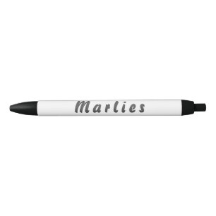 Bolígrafo De Tinta Negra Marlies Kugelschreiber