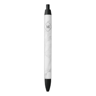 Bolígrafo De Tinta Negra Mármol moderno monográfico