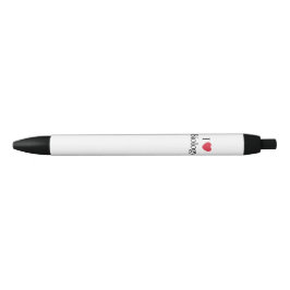 Bolígrafo De Tinta Negra Me encanta la biología