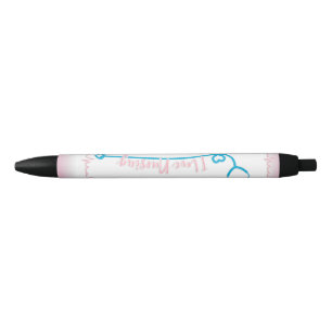 Bolígrafo De Tinta Negra Me encanta la Enfermería Stethoscope Pen