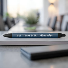 Bolígrafo De Tinta Negra Mejor Equipo Jamás Personalizado Agradecimiento a