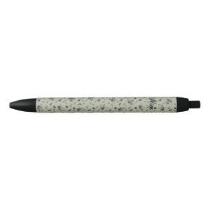 Bolígrafo De Tinta Negra Melancotonería verde