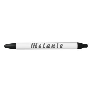 Bolígrafo De Tinta Negra Melanie Kugelschreiber