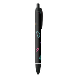 Bolígrafo De Tinta Negra Minimalist Doodle Pastel Pen