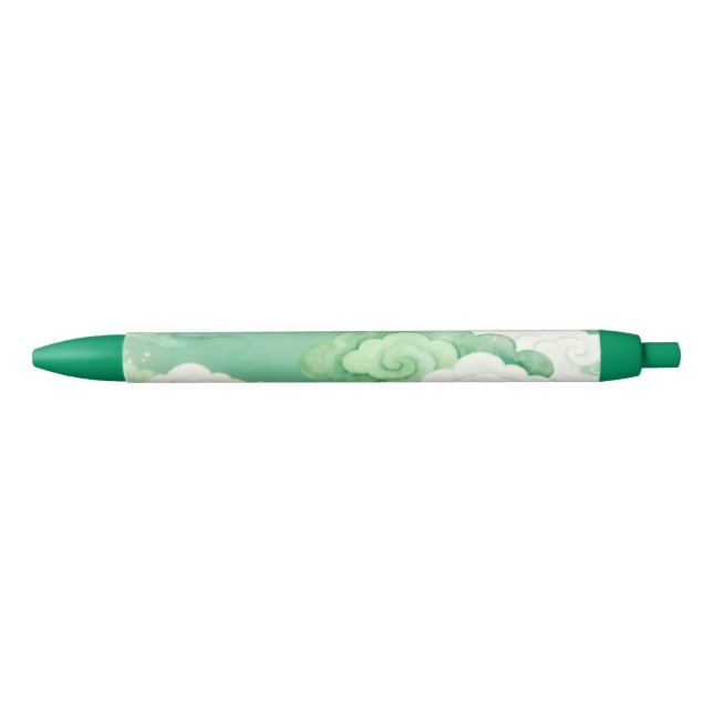 Bolígrafo De Tinta Negra Mint Auspicious Clouds Pen (Anverso)