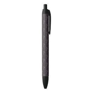 Bolígrafo De Tinta Negra Misterio de la marca de preguntas rompecabezas gri