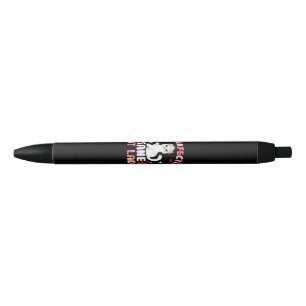 Bolígrafo De Tinta Negra Moda Lady Cat, Gato Purfectamente Sane