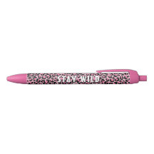 Moda personalizada Leopardo Rosado cuelga rosettes