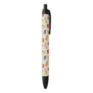 Bolígrafo De Tinta Negra Modelo 2 de los alimentos de preparación rápida