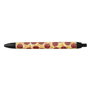 Bolígrafo De Tinta Negra Modelo de la pizza de salchichones