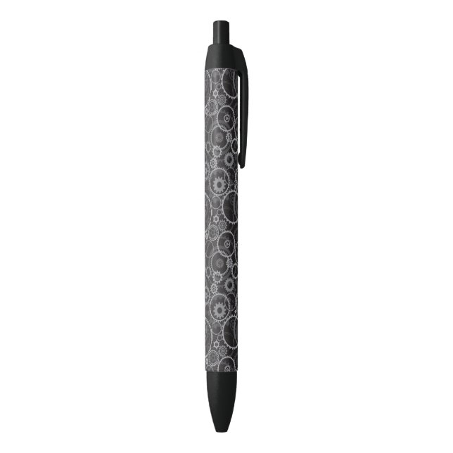 Bolígrafo De Tinta Negra Modelo de las ruedas dentadas (Parte inferior (Vertical))