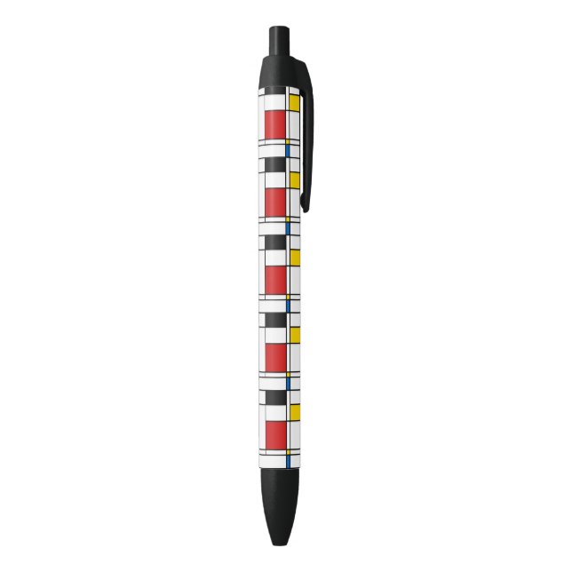 Bolígrafo De Tinta Negra Modelo de Stijl (Parte inferior (Vertical))
