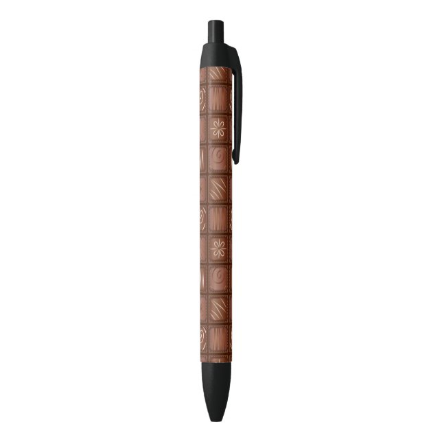 Bolígrafo De Tinta Negra Modelo del chocolate (Parte inferior (Vertical))
