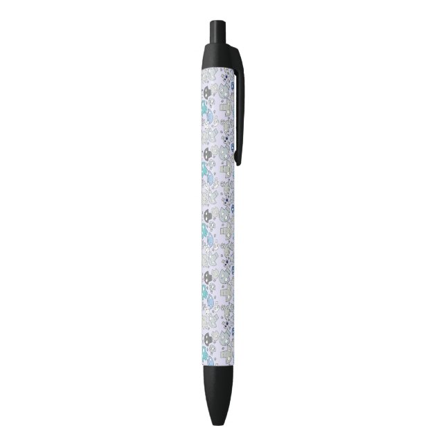 Bolígrafo De Tinta Negra Modelo del cráneo (Parte inferior (Vertical))