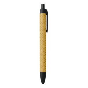 Bolígrafo De Tinta Negra Modelo geométrico moderno étnico 2