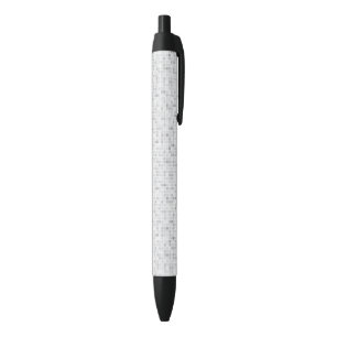 Bolígrafo De Tinta Negra Modelo gris de las tejas