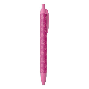 Bolígrafo De Tinta Negra Modelo magenta de la baya