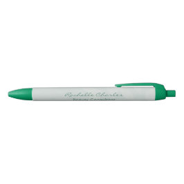 Bolígrafo De Tinta Negra Modern Elegant Green Business Promotional Gift