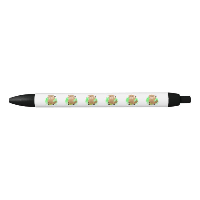 Bolígrafo De Tinta Negra Mole clipart (Anverso)