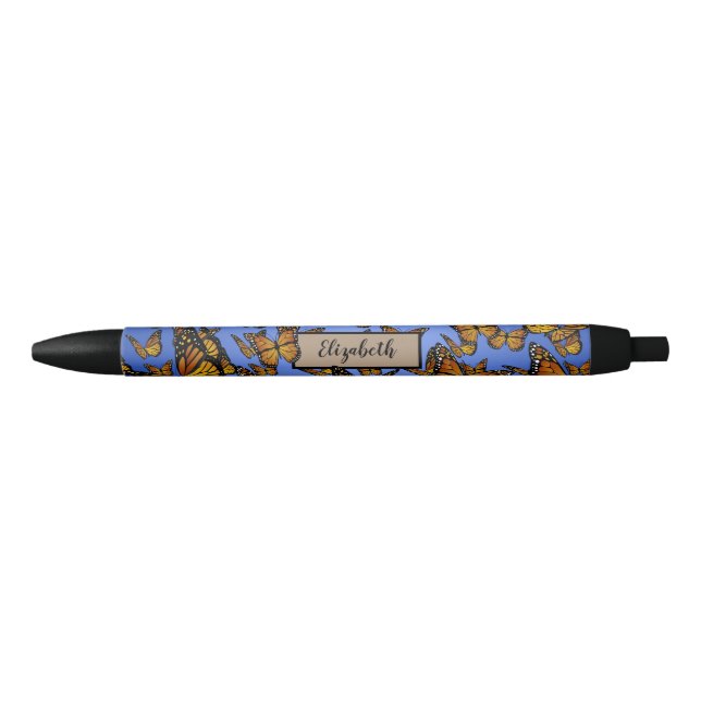 Bolígrafo De Tinta Negra Monarch Butfly Personal Pen (Anverso)