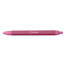 Monograma minimalista rosa cereza