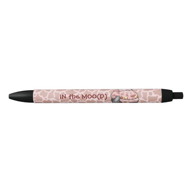 Bolígrafo De Tinta Negra Moo Car (Anverso)