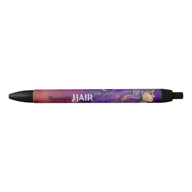 Bolígrafo De Tinta Negra Moonlight Hair Salan and Spa Pen (Anverso)