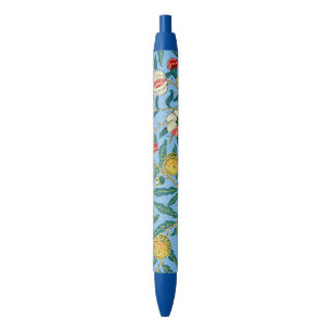 Bolígrafo De Tinta Negra Morris - Cuatro frutas, patrón popular,