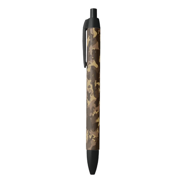 Bolígrafo De Tinta Negra Mud Camo (Parte superior (vertical))