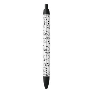 Bolígrafo De Tinta Negra Música