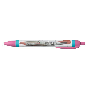 BOLÍGRAFO DE TINTA NEGRA MUSTANGO P-51