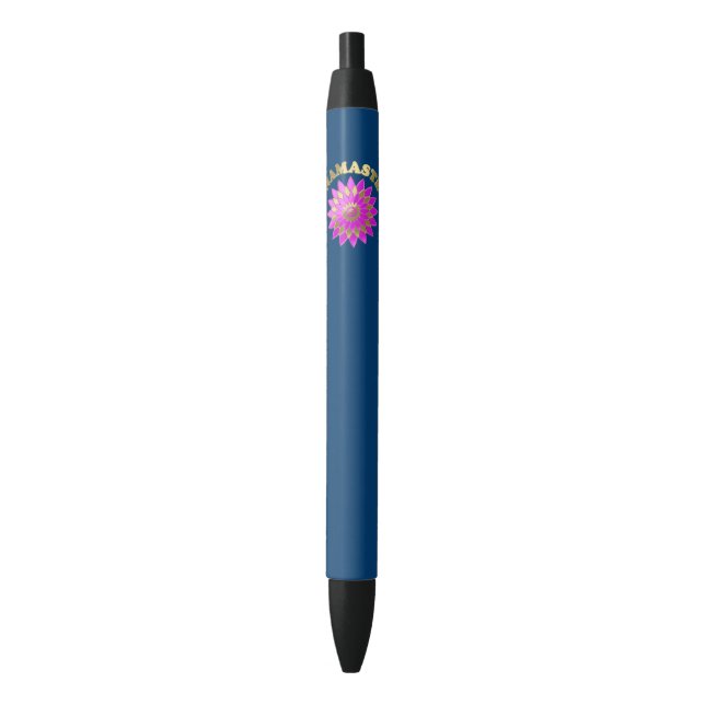 Bolígrafo De Tinta Negra Namaste (Frente vertical)