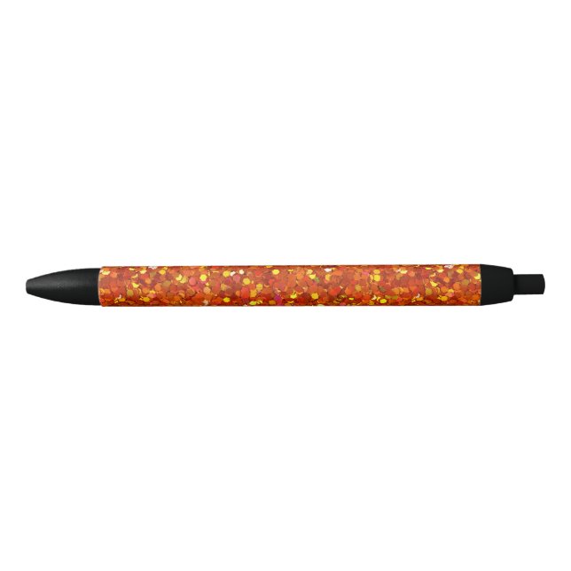 Bolígrafo De Tinta Negra Naranja Sinopia Brillante (Anverso)