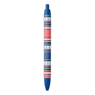 Bolígrafo De Tinta Negra Nautical.
