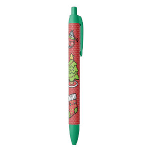 Bolígrafo De Tinta Negra Navidad lindo