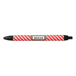 Bolígrafo De Tinta Negra Navidades Candy Cane