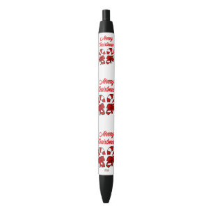 Bolígrafo De Tinta Negra Navidades Candy Canes Pen