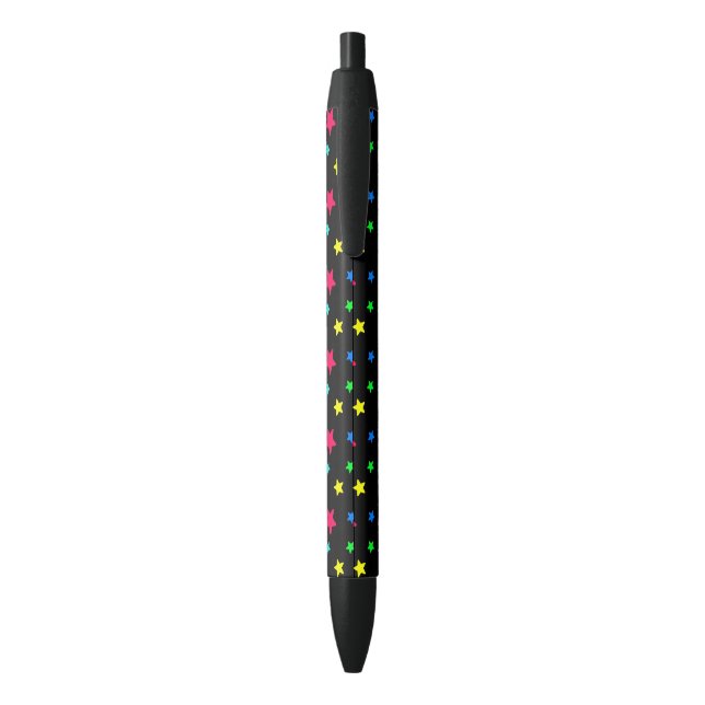Bolígrafo De Tinta Negra Nebulosas (Atrás (Vertical))