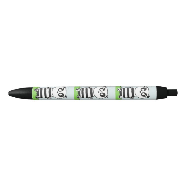 Bolígrafo De Tinta Negra Niños Panda  (Anverso)
