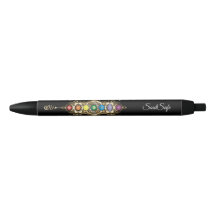 Nombre personalizado Alineado Gold Chakra