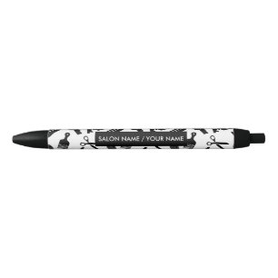 Bolígrafo De Tinta Negra Nombre personalizado del patrón de estilo del pelo