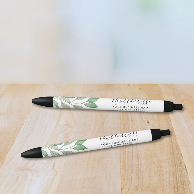 Bolígrafo De Tinta Negra Nueva dirección comercial (Subido por el creador)